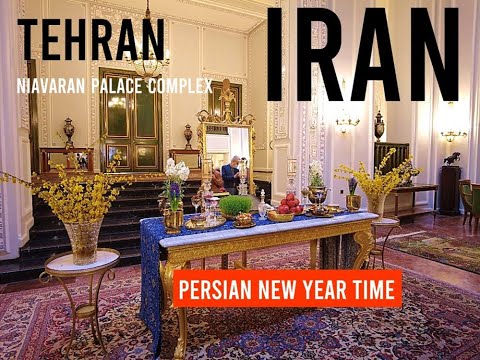 Tehran, Historical Niavaran Palace, Mohammadreza Shah Pahlavi Palace, Nowrooz Time, Iran.کاخ نیاوران