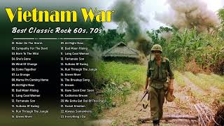 60s 70s Greatest Rock N Roll Vietnam War Music - 🎸Top 100 Vietnam War Songs🎻 Classic Rock Of 60s 70s