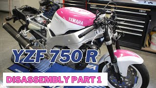 YZF 750 disassembly pt1