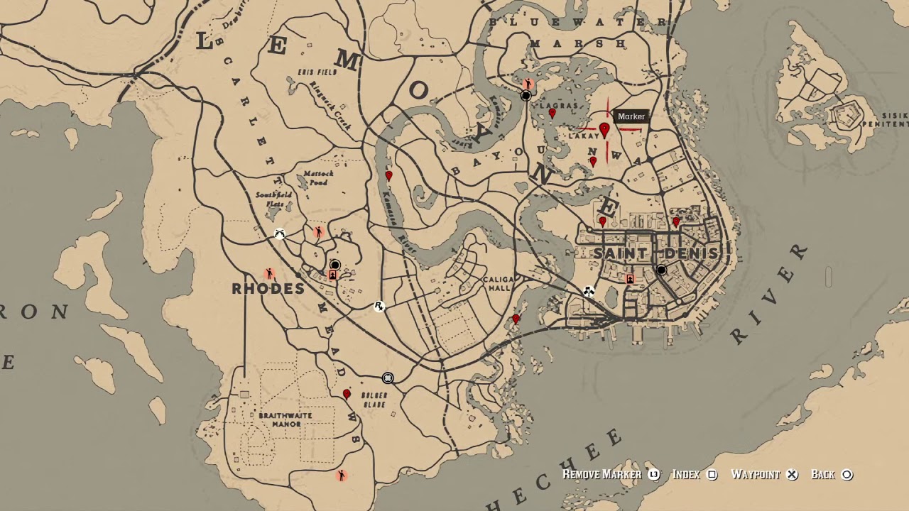 Карта рдр 2 в реальности