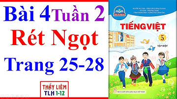 Tiếng Việt Lớp 5 Bài 4 Tuần 2 | Rét Ngọt | Trang 25 - 28 | Chân Trời Sáng Tạo