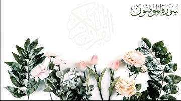 سورة المؤمنون الشيخ صلاح بو خاطر
