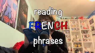 asmr reading french phrases (part 2)