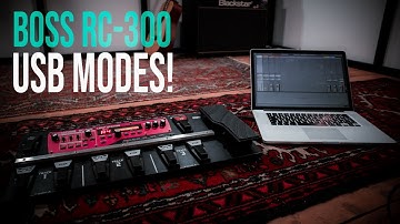BOSS RC-300 How To Record Via USB  - Tutorial