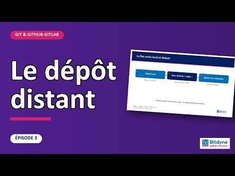 Git (3/6) — Le dépôt distant : push, pull, clone