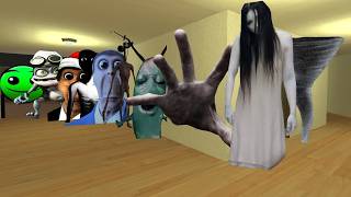 Fire in the hole,crazy frog,shirenhead and other's nextbot in the gmod #Gmod #Gmod_Hunter