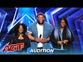 Resound amazing siging trio gets standing oveation from simon cowell what the world needs now