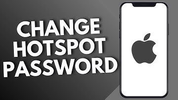 How To Change Hotspot Password On iPhone