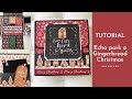 Tutorial - 6x6 mini album box -  Echo park a gingerbread Christmas