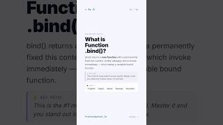 How to implement Function.bind polyfill from scratch #shorts