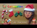 Christmas cocomelon teacher Appleberry clay cracking 크리스마스 코코멜론 선생님 애플베리 점토 부수기
