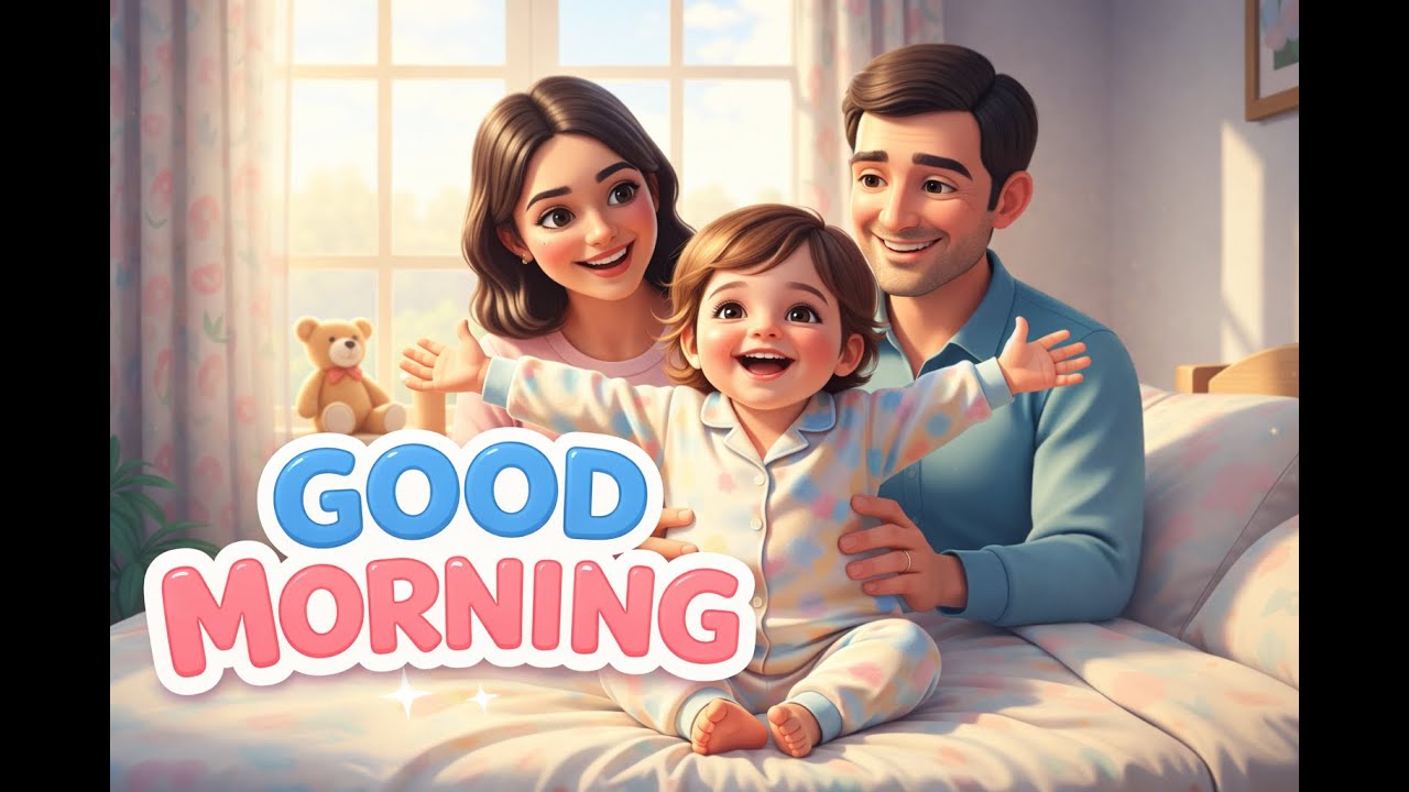 Good Morning Song for Kids 🌞 | Wake Up & Smile | Baby Giggles TV