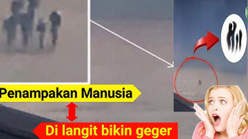 Penumpang Pesawat Geger melihat penampakan Manusia di atas awan