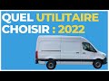 Top 10 des utilitaires en 2022