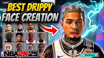 BEST DRIPPY FACE CREATION TUTORIAL NBA 2K25! LOOK COMP + SWEATY + CHEESE!
