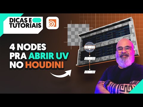 4 nodes pra abrir UV no Houdini