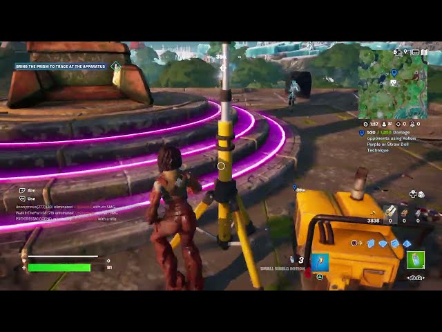 How to Place Refined Kinetic Ore in the Apparatus - Fortnite Quest