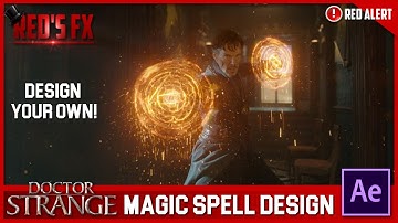 Doctor Strange Magic Spell Design After Effects Tutorial + Free Preset! | Red