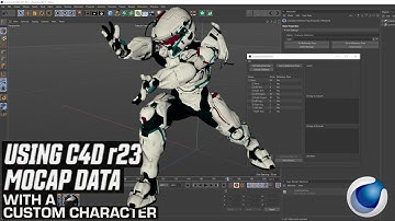 Using Custom Characters with Cinema 4D r23 Mocap Data