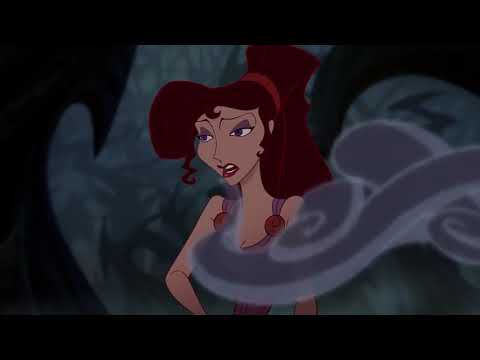 Hades and Meg in the forest