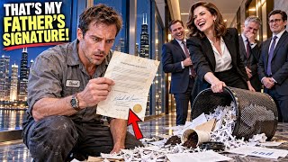 Full CEO Dumped Trash on a Single Dad Janitor for Fun — Then He Found His Father’s Signature Inside Guide