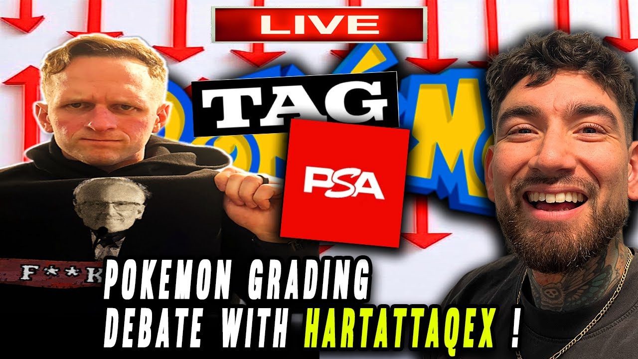 PSA vs Tag Grading w Special Guest  ⁨@HartattaqEX⁩ !