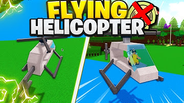[TUTORIAL] How to make a WORKING HELICOPTER in Build a Boat!! | ROBLOX