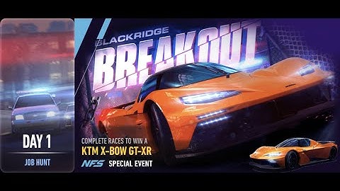 KTM X-Bow GT XR | Breakout | Need For Speed: No Limits | day 1 & farming