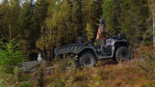 Oktan testar Can-Am Outlander Max 6x6 med O-mek älgvagn