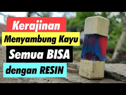  Tutorial  Membuat Kerajinan  Resin  Menyambung Kayu Unik 