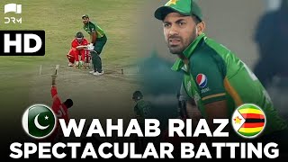 Spectacular Batting By Wahab Riaz | Zimbabwe vs Pakistan | 3rd ODI 2020 | PCB | MD2E