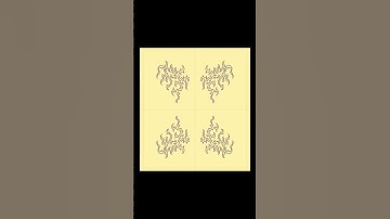 Symmetry Drawing | Quadrant Symmetry Pattern | A154 #digitaldrawing #procreatedigitalart  #procreate