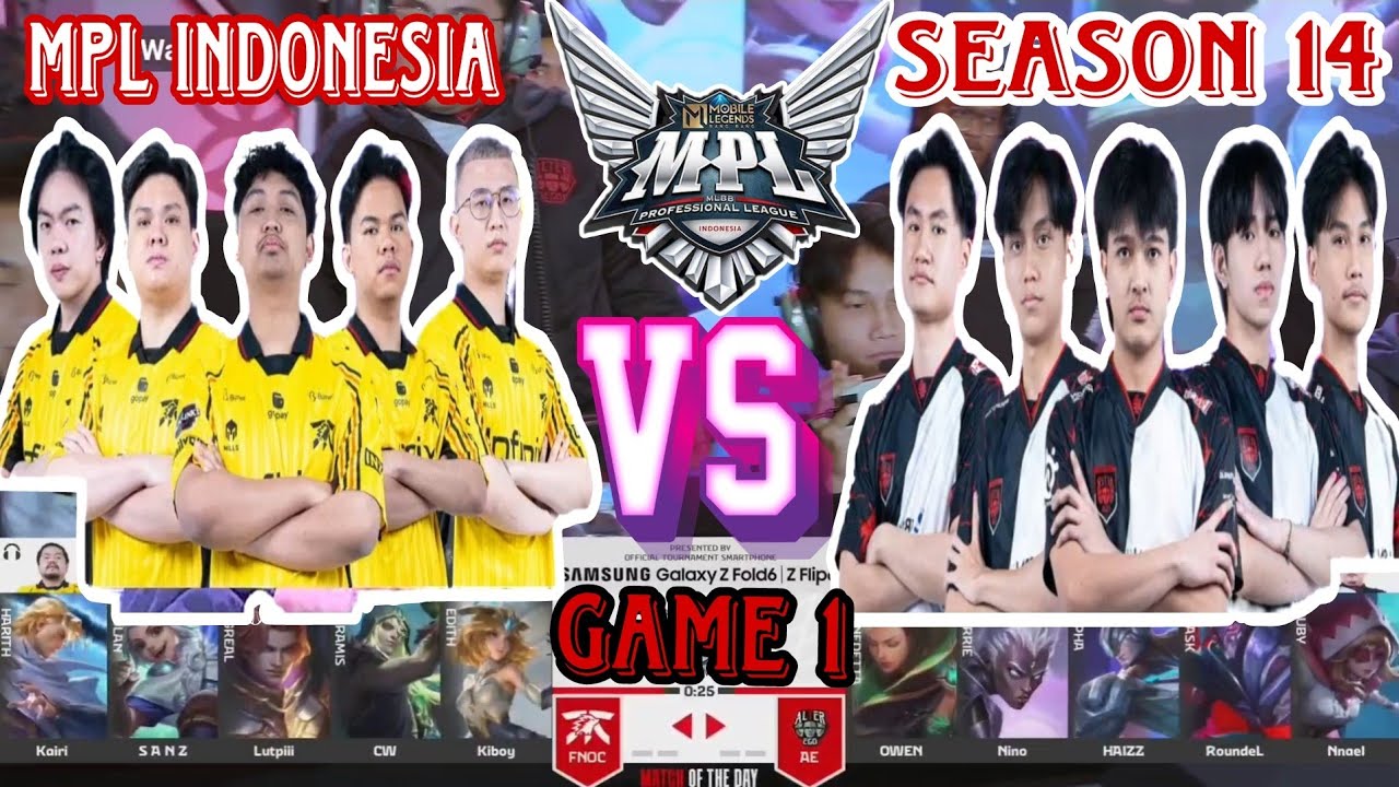 (MPL INDONESIA 🇮🇩 S14) FANATIC ONIC VS ALTER EGO GAME 1 CASTER ENGLISH WEEK 2 day 3 Mobile Legends