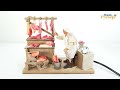Video: Macellaio con banco serie 12 cm in movimento