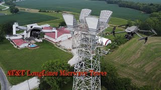 AT&T Long Line Micrwave Tower Dating Back To 1950 During The Cold War