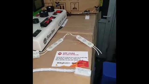 cảm biến vẫy tay, bật/tắt led