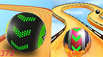Sky Rolling Ball 3D Vs Going Balls Gameplay Walkthrough Speedrun Hyper Casual Games 372
