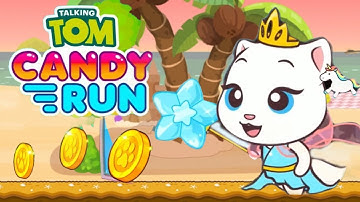 FUN! RUN! TALKING TOM CANDY RUN | NEW CANDY WORLD| iOS, Android Gameplay#34