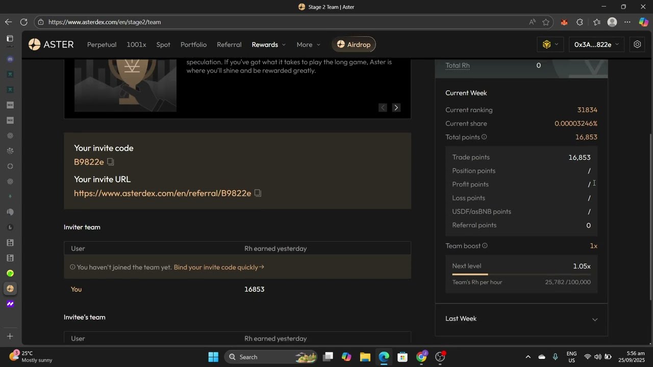 Aster Perp DEX Airdrop - 720m ASTER Airdrop. Few Days Left!