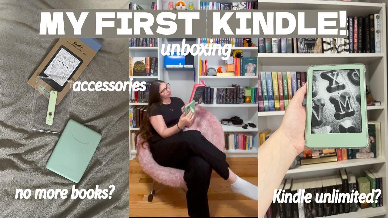 NEW Kindle Matcha Unboxing! | set up + accessories + questions (Amazon Kindle 2024 Gen 11, 16 GB)📚