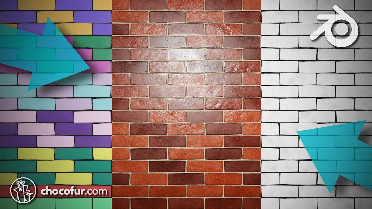 Brick Material in Blender 2.8 Shaders Tutorial (Eevee) YouTube