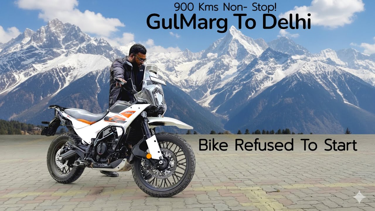 Adventure 390 Refused to Start at -5° Celsius for a 900 KM Long Ride from Gulmarg Kashmir to Delhi