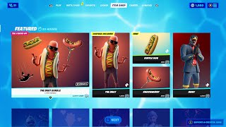 Fortnite Item Shop, June 27th 2021 - *NEW* HOT DOG BUNDLE \& BACKBLING!