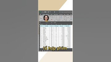Di chuyển trong bảng Excel bằng phím tắt | | Tô Thu Hoàn #excel #tothuhoan #shorts #exceltips