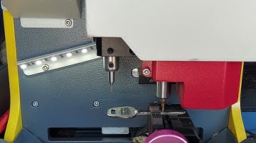 Lakelandcarkeys.com Kukai SEC-E9 Automatic key cutting machine cutting a 05 Hyundai Accent  key.