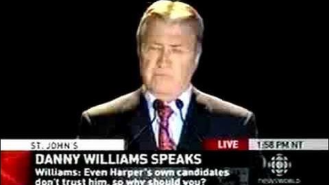 Part 2 Danny Williams Slams Stephen Harper