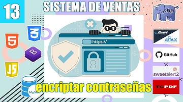 13 Como ENCRIPTAR EL PASSWORD del USUARIO en el Sistema de Ventas con (PHPyMySql) FullStack