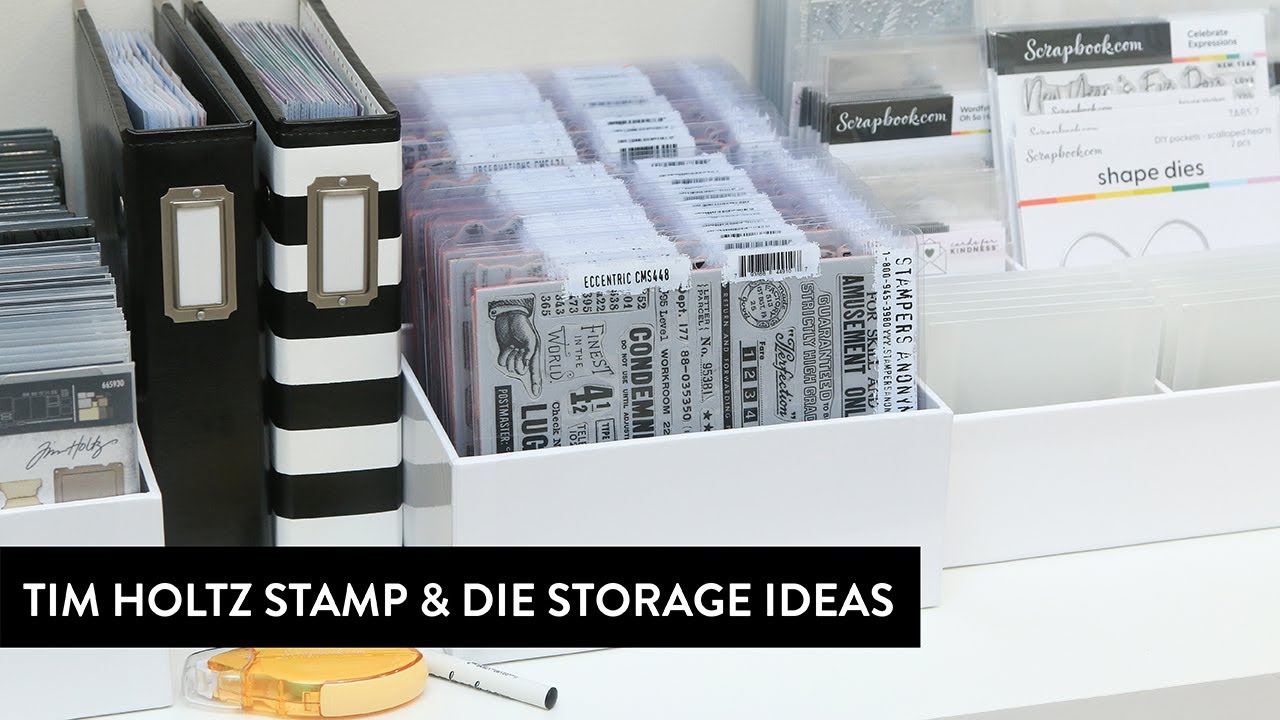 Organize With Me  Stamp and Die Storage 