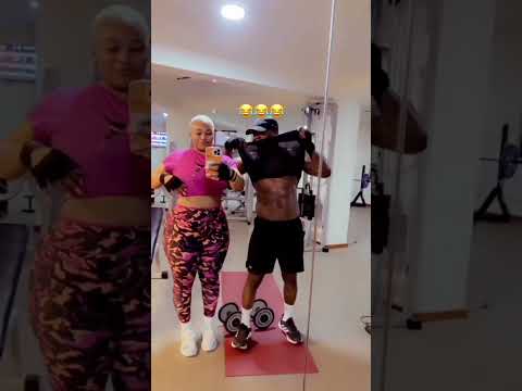 KAJALA NA HARMONIZE WAKIWA GYM