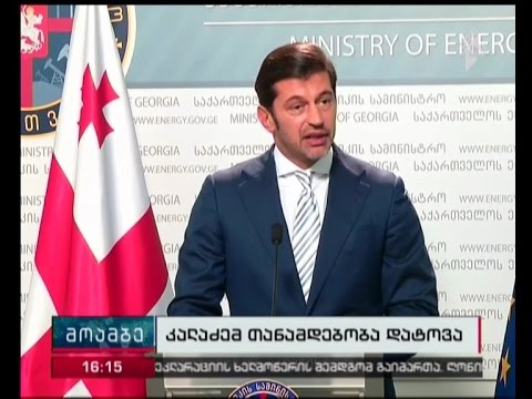 კახი კალაძემ ენერგეტიკის მინისტრის თანამდებობა დატოვა